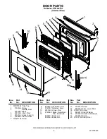 Preview for 6 page of Whirlpool RF272LXTD3 Parts List