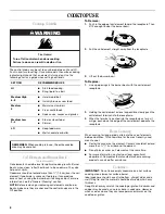 Preview for 6 page of Whirlpool RF301OXT Use And Care Manual