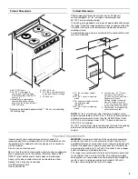 Preview for 3 page of Whirlpool RF301OXTW - Electric Range Installation Instructions Manual