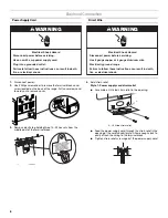 Preview for 6 page of Whirlpool RF301OXTW - Electric Range Installation Instructions Manual