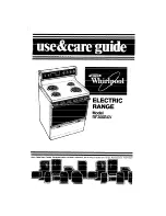 Preview for 1 page of Whirlpool RF306BXV Use & Care Manual