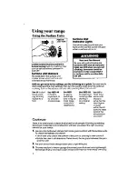 Preview for 6 page of Whirlpool RF306BXV Use & Care Manual