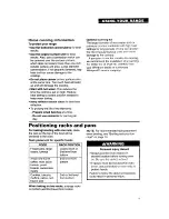 Preview for 9 page of Whirlpool RF310BXY Use And Care Manual