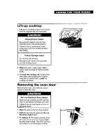 Preview for 21 page of Whirlpool RF310BXY Use And Care Manual