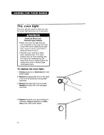 Preview for 24 page of Whirlpool RF310BXY Use And Care Manual