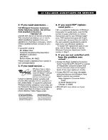 Preview for 27 page of Whirlpool RF310BXY Use And Care Manual