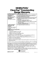 Предварительный просмотр 28 страницы Whirlpool RF314BXB Use And Care Manual