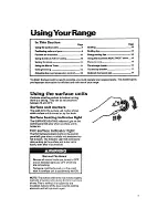 Preview for 7 page of Whirlpool RF314PXY Use And Care Manual