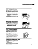 Preview for 17 page of Whirlpool RF314PXY Use And Care Manual