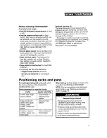 Preview for 9 page of Whirlpool RF315PCY Use And Care Manual