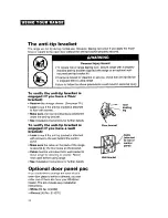 Preview for 30 page of Whirlpool RF315PCY Use And Care Manual