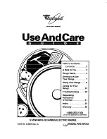 Whirlpool RF315PXD Use And Care Manual preview