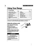 Preview for 7 page of Whirlpool RF330PXA Use And Care Manual