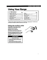 Preview for 7 page of Whirlpool RF330PXY Use And Care Manual