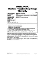 Preview for 32 page of Whirlpool RF330PXY Use And Care Manual