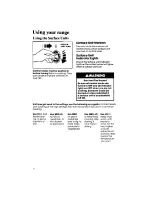 Preview for 6 page of Whirlpool RF3365XW Use And Care Manual