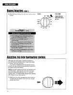 Preview for 14 page of Whirlpool RF3500XE Use & Care Manual