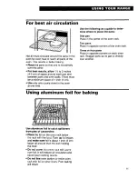 Preview for 11 page of Whirlpool RF356BXD Use And Care Manual