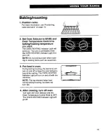 Preview for 13 page of Whirlpool RF356BXD Use And Care Manual