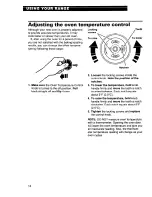 Preview for 14 page of Whirlpool RF356BXD Use And Care Manual