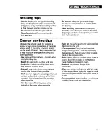 Preview for 17 page of Whirlpool RF356BXD Use And Care Manual