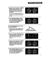 Preview for 19 page of Whirlpool RF356BXD Use And Care Manual