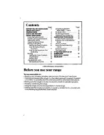 Preview for 2 page of Whirlpool RF360BX Use And Care Manual