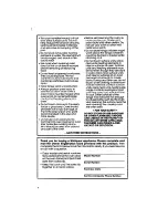 Preview for 4 page of Whirlpool RF360BX Use And Care Manual