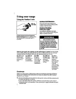 Preview for 6 page of Whirlpool RF360BX Use And Care Manual