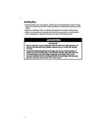 Preview for 14 page of Whirlpool RF360BX Use And Care Manual