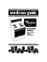 Whirlpool RF360BXW Use & Care Manual preview