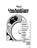 Whirlpool RF360BXY Use And Care Manual preview