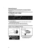 Preview for 14 page of Whirlpool RF3620XP Use And Care Manual