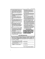 Preview for 4 page of Whirlpool RF3620XV Use & Care Manual