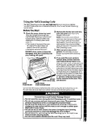 Preview for 23 page of Whirlpool RF3620XV Use & Care Manual