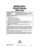 Preview for 36 page of Whirlpool RF362BBD Use And Care Manual