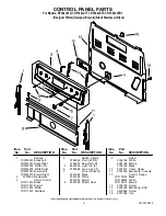 Предварительный просмотр 2 страницы Whirlpool RF362LXT Parts List