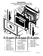 Предварительный просмотр 6 страницы Whirlpool RF362LXT Parts List