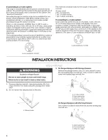 Предварительный просмотр 4 страницы Whirlpool RF362LXTB Installation Instructions Manual