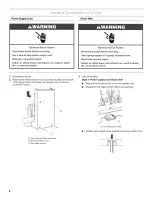 Предварительный просмотр 6 страницы Whirlpool RF362LXTB Installation Instructions Manual