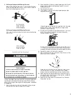 Предварительный просмотр 5 страницы Whirlpool RF362LXTQ Installation Instructions Manual