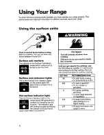 Preview for 8 page of Whirlpool RF364PXD Use And Care Manual