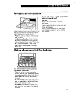 Preview for 11 page of Whirlpool RF364PXD Use And Care Manual