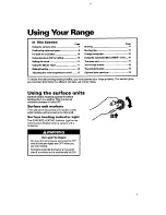 Preview for 7 page of Whirlpool RF365BXY Use And Care Manual