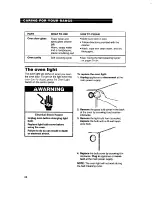 Preview for 28 page of Whirlpool RF3663XD Use And Care Manual