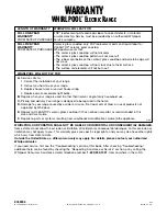 Preview for 40 page of Whirlpool RF370LXG Use And Care Manual