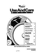 Preview for 1 page of Whirlpool RF375PCY User Manual