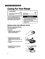 Preview for 36 page of Whirlpool RF375PCY User Manual