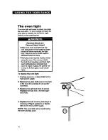 Preview for 40 page of Whirlpool RF375PCY User Manual