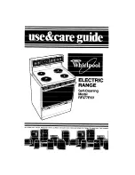 Whirlpool RF377PXV Use & Care Manual предпросмотр